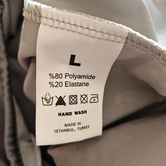 NWT Lyra Modest Swimwear Long Sleeve Swimsuit Grey Size Large. - Picture 16 of 16